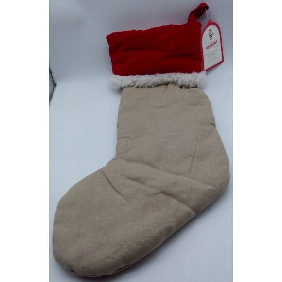 Pottery Barn Kids Alice Angel Woodland Christmas Holiday Stocking Quilted Xmas - Picture 6 of 9